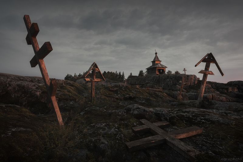 есусарет, ладога, ладожское озеро, карелия, россия Есусарет. Просвет. фото превью