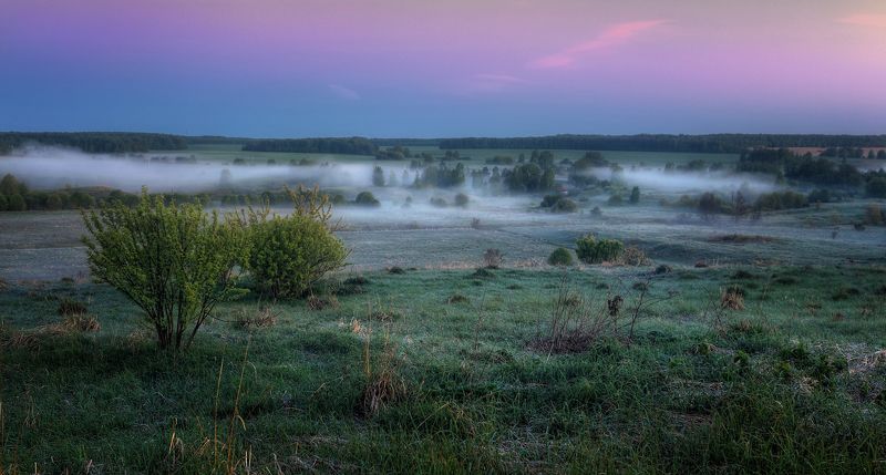 май рассвет утро туман  Майские туманы.. фото превью
