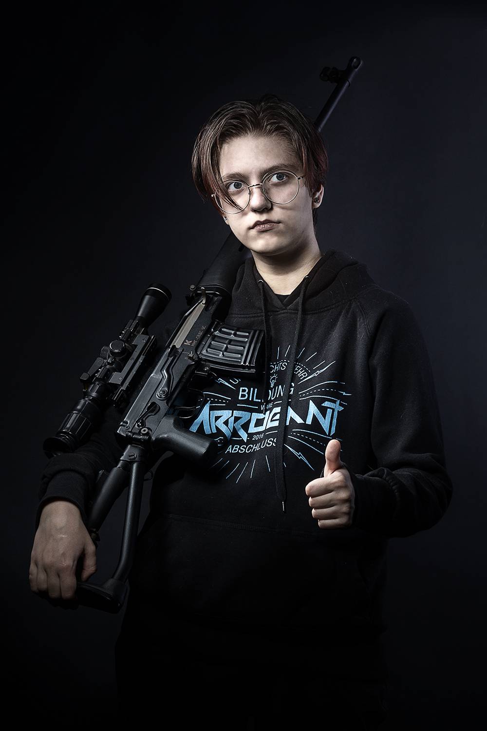 снайпер, снайперская винтовка, девочка, Соломатин Борис