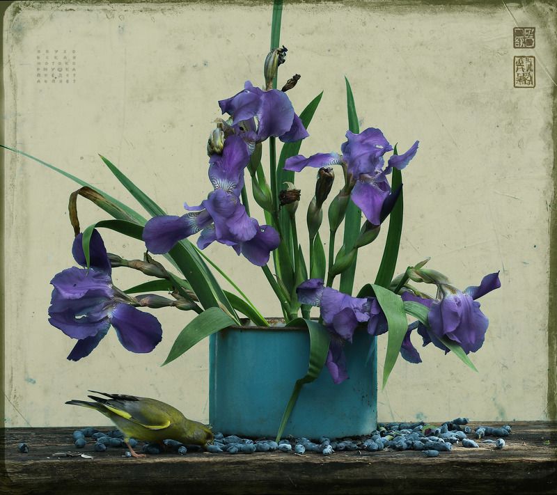 Натюрморт с лазурной кастрюлькой фото превью