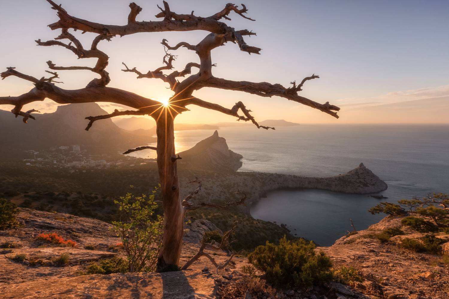 крым, рассвет, утро, пейзаж, новый свет, горы, море, crimea, landscape, Дмитренко Екатерина
