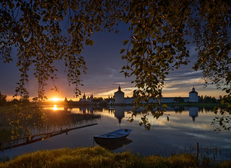 кирилло-белозерский монастырь, кириллов, сиверское озеро, весна, май Спокойствие фото превью