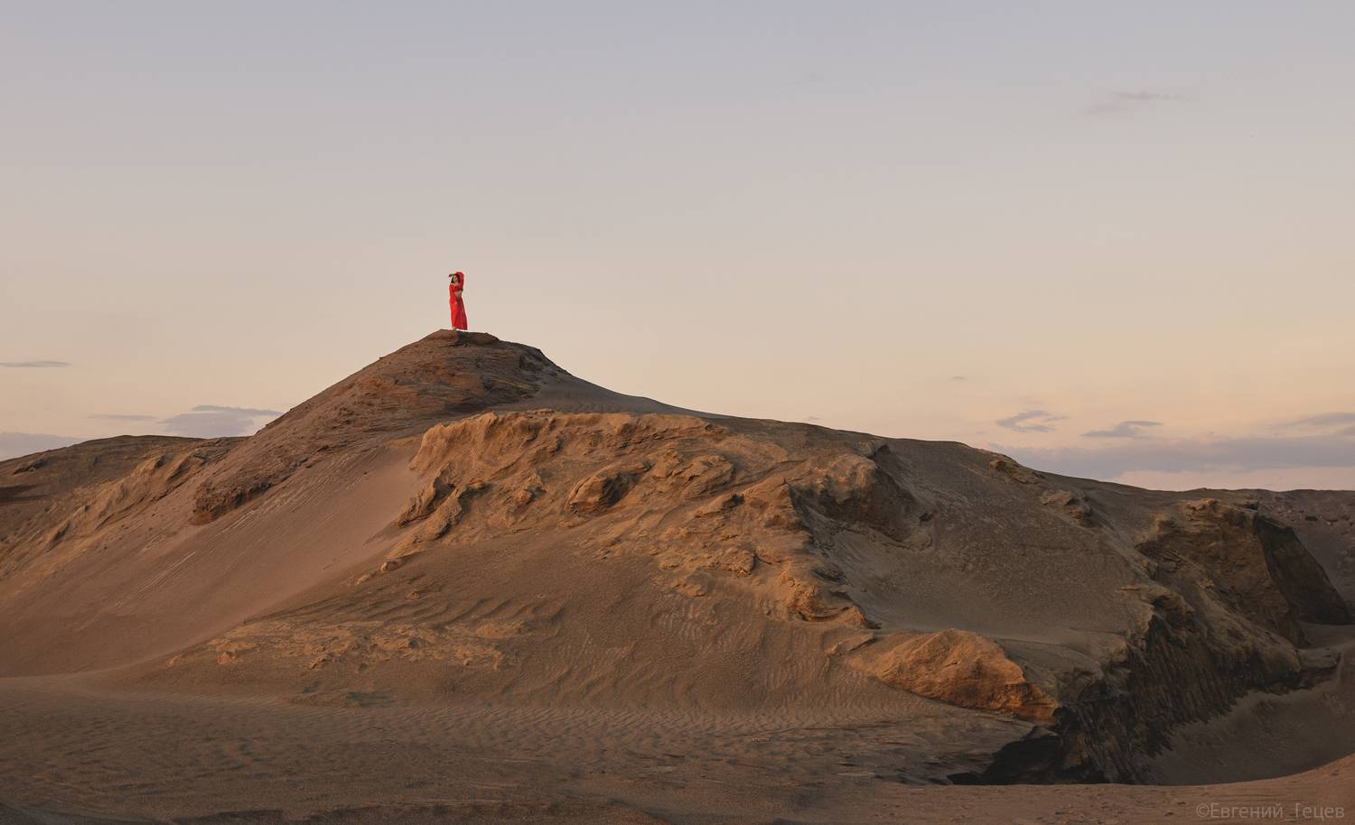 пустыня, песок, бархан, девушка, Евгений Гецев