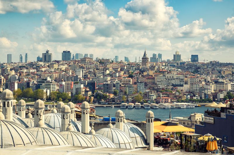 Босфор и Галатская башня фото превью