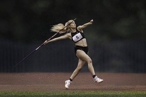 Grace Scott winning throw