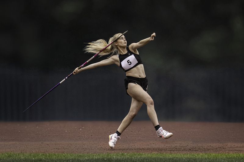 Grace Scott winning throw