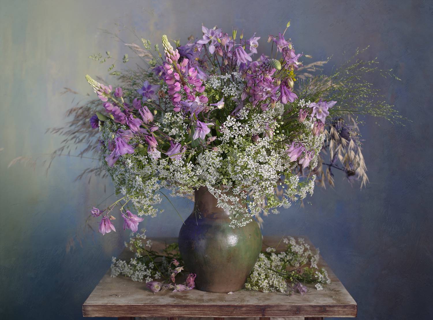 натюрморт, вера павлухина, люпины, цветы,, Вера  Павлухина