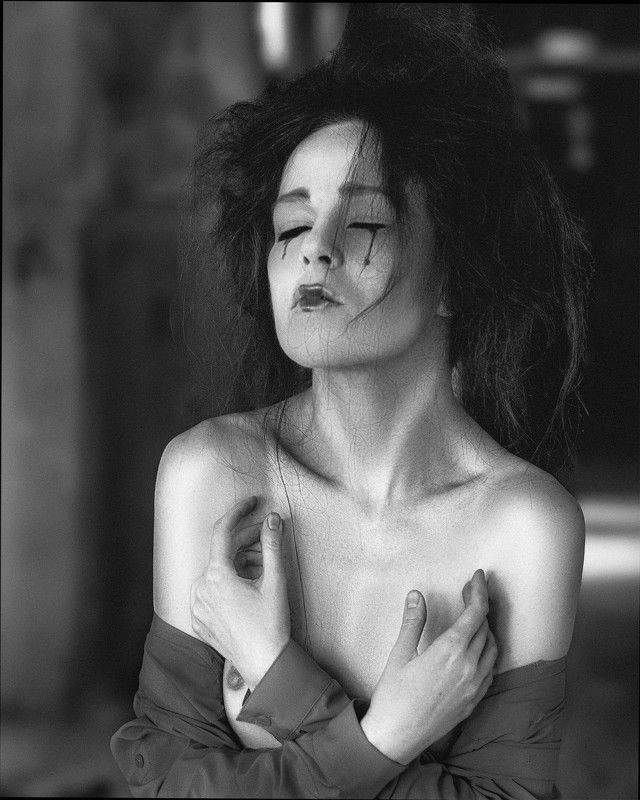 портрет, женский портрет, женская красота, девушка, чб, чернобелое, гламур, модель, model, glamur, portrait, bw, black and white Юля фото превью