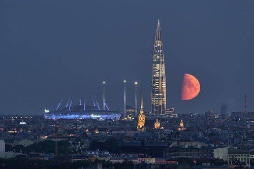 Белая ночь, Луна и чайка