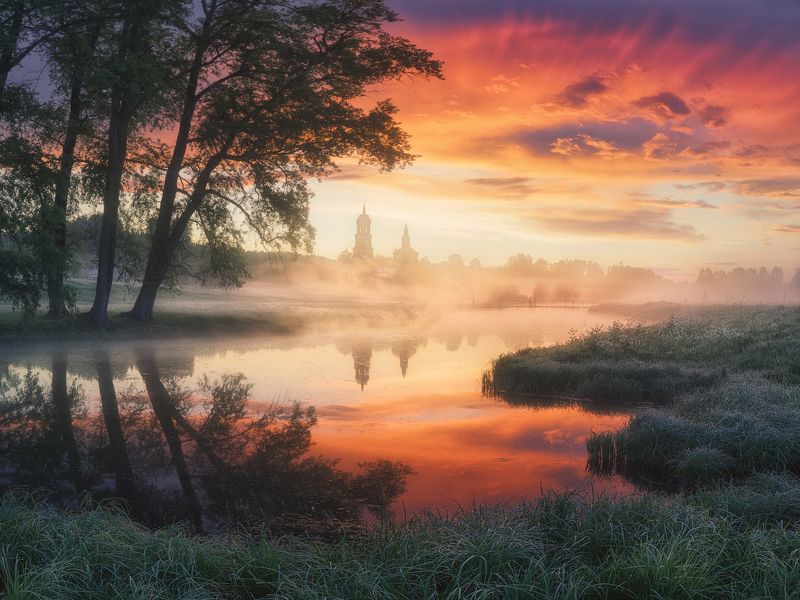 Утренняя зорька фото превью