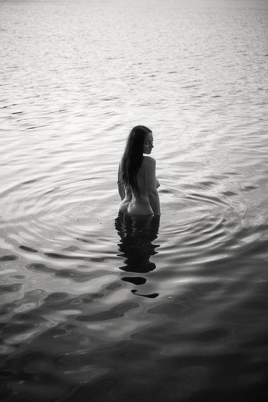 nude, nu, sexy, naked, girl, portrait Лето фото превью