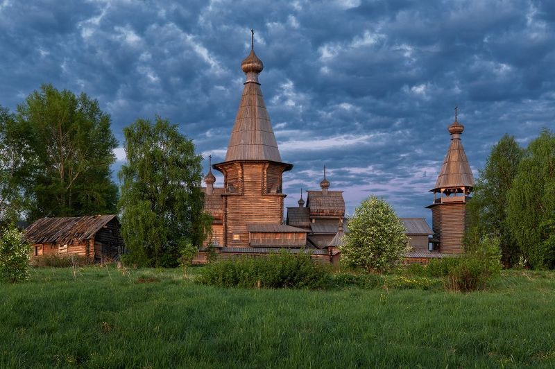 филипповская, кенозерье, архангельская область, почезерский погост Один рассвет в Филипповской. Кенозерье фото превью
