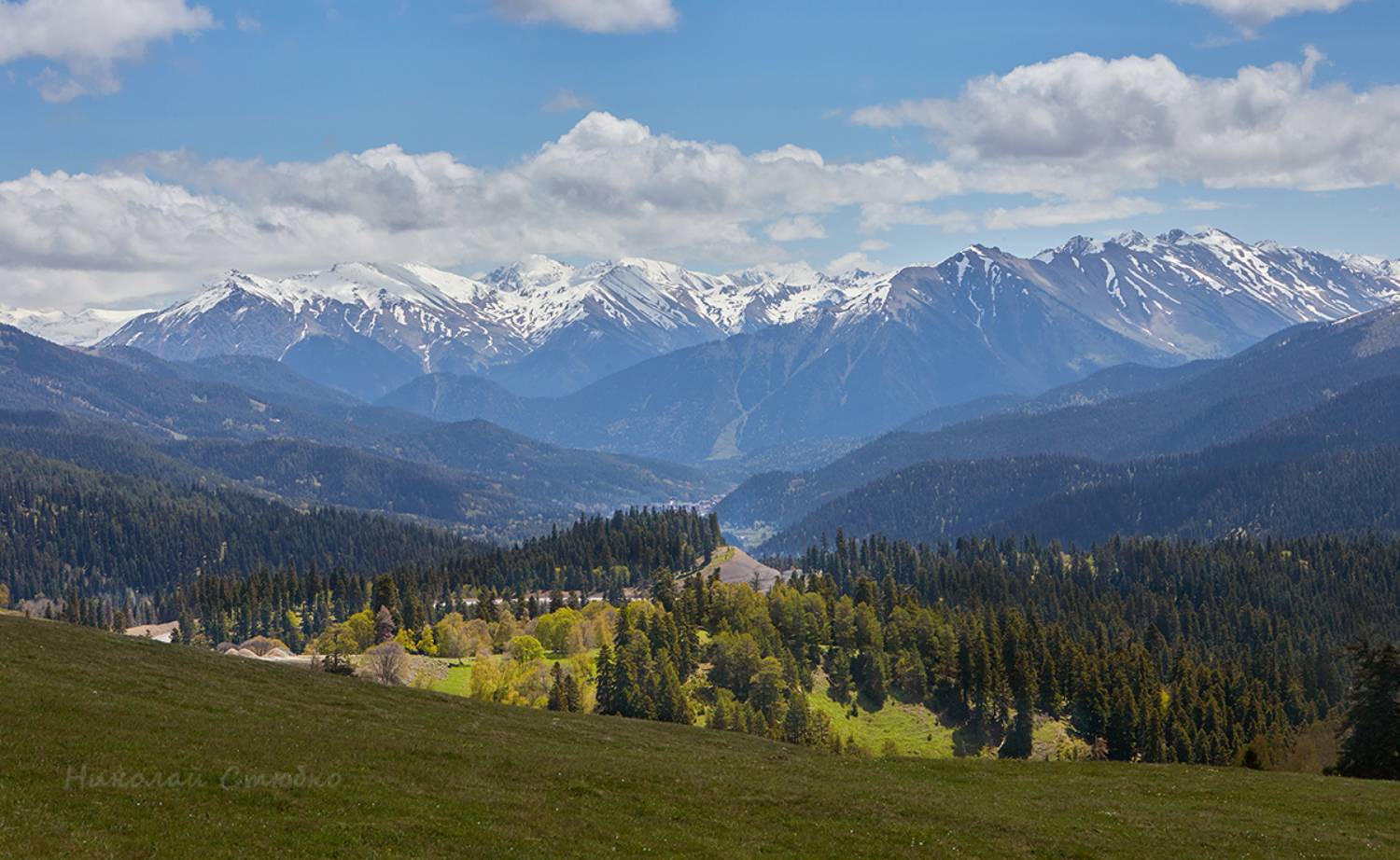 кавказ горы архыз, Николай Стюбко