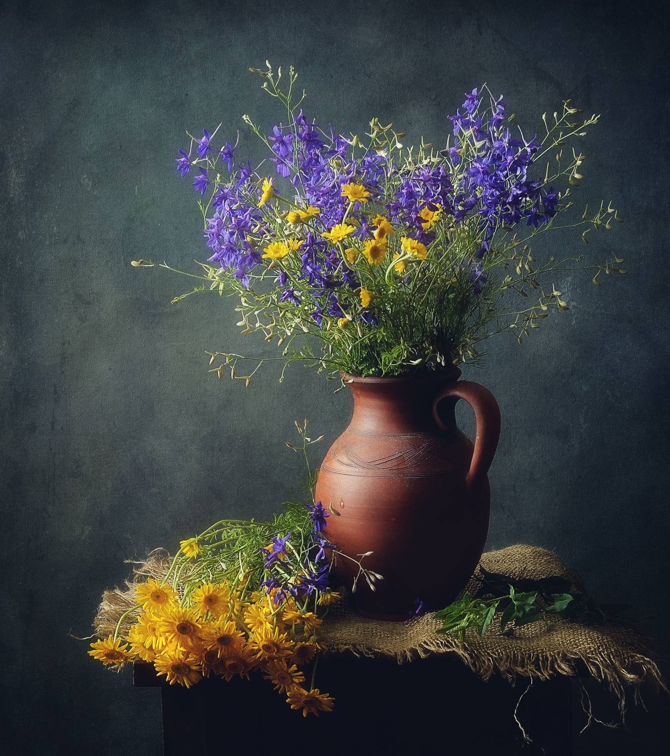 натюрморт,цветы,лето,букет,сокирки, Наталия К