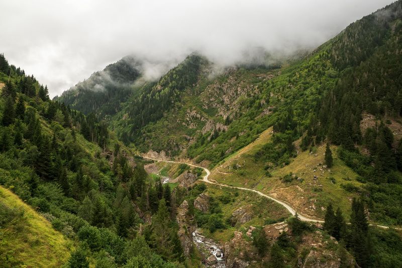 Горная дорога фото превью