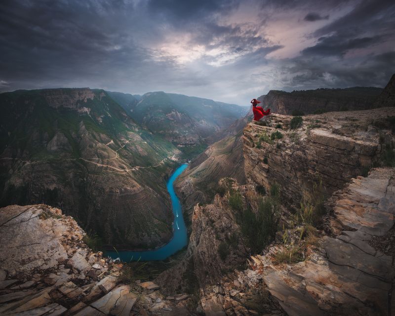 сулакский каньон, дагестан Перед грозой.. фото превью