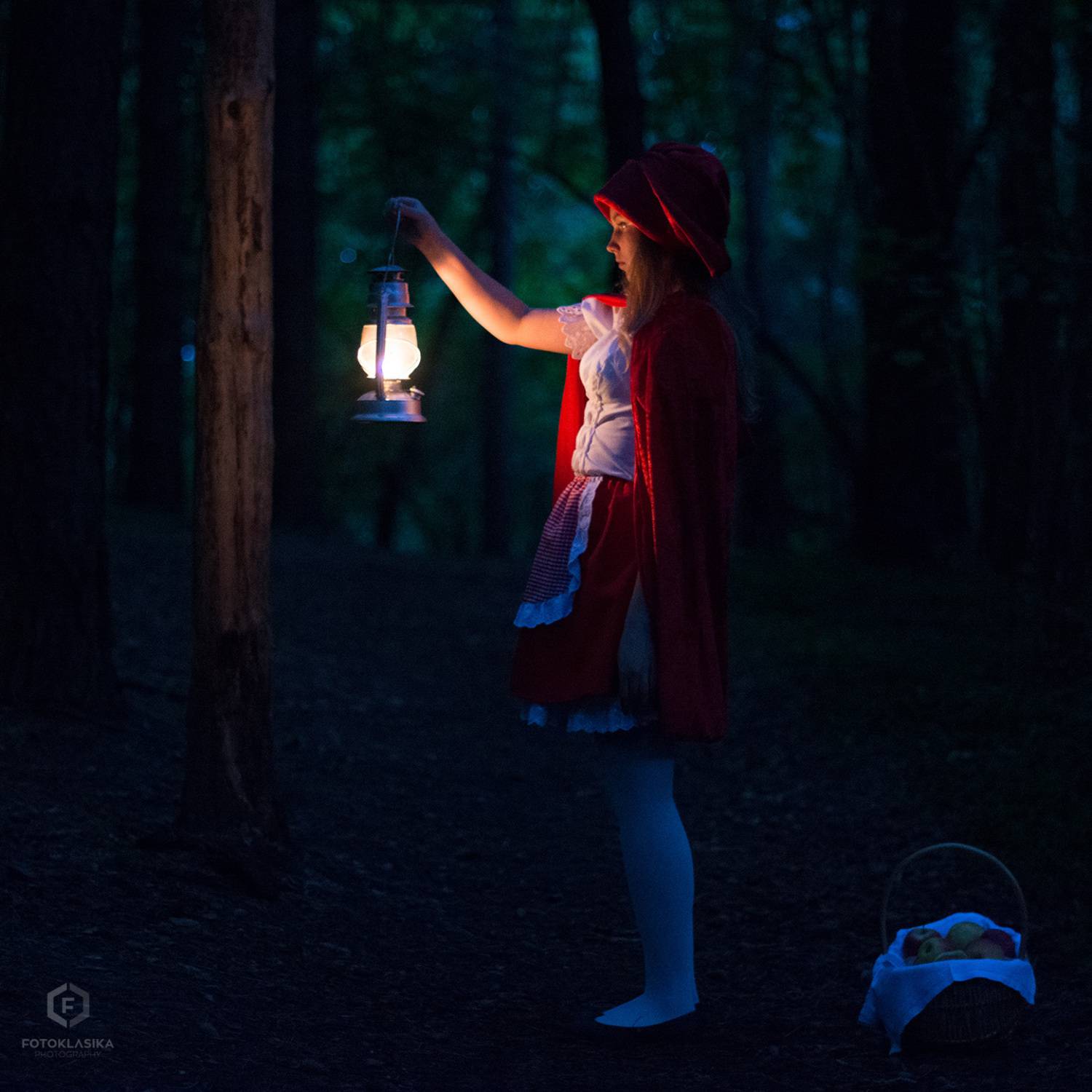 portrait, fairytale, night, forest, light, girl, nikon, Donatas Rimkus (Fotoklasika)
