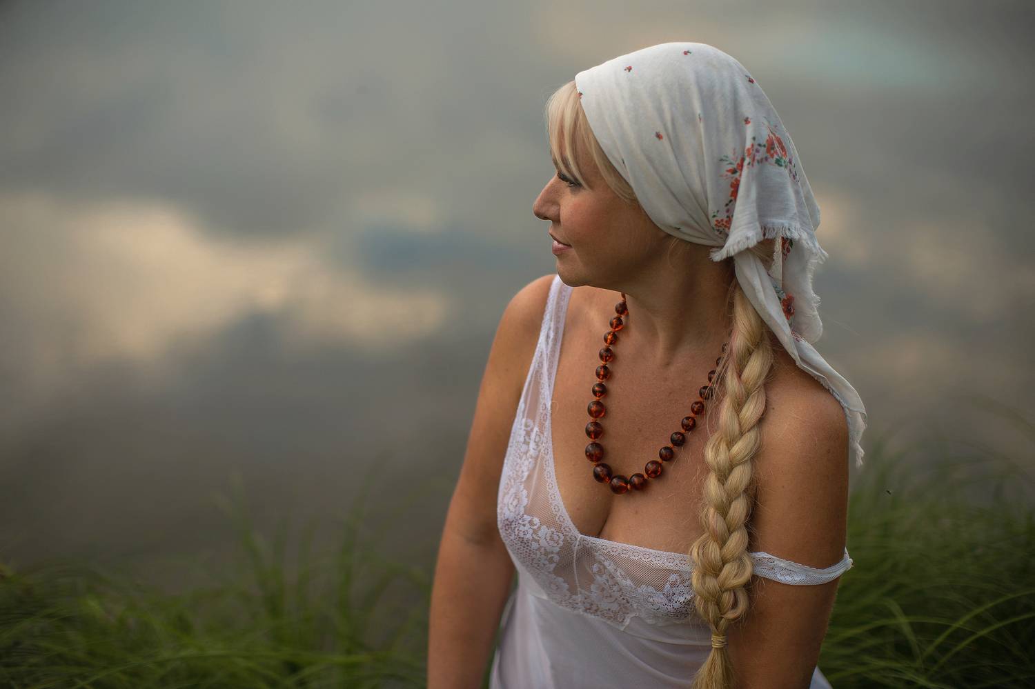 река девушка красота любовь природа искусство фотография покой радость  облака вода небо, Шепелева Татьяна