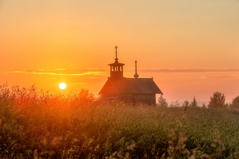 Утро с видом на Никольскую часовню. фото превью