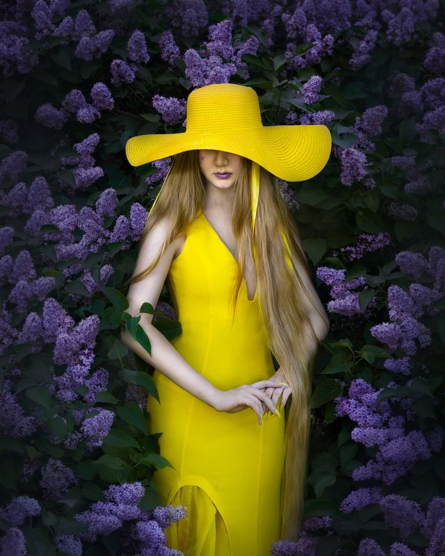 Фотограф Юлия Дюдина, Фотограф Нижний Новгород, арт фотограф,  волшебная фотосессия, фотосессия цветение, фотосессия в сирени, фотосессия в цветении  фото превью