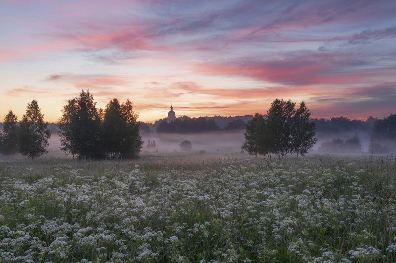 рассвет Яркий рассвет фото превью