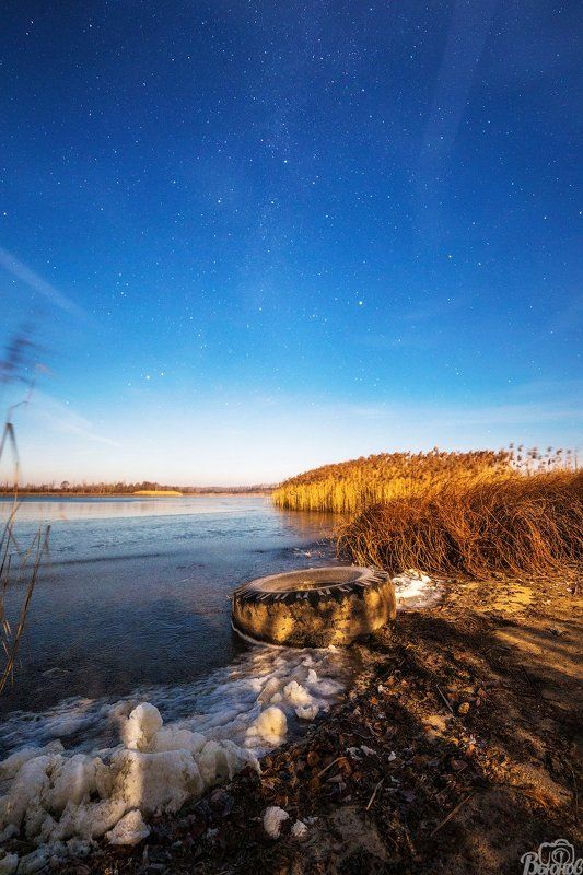 Млечный путь, Моршанск, Моршанский район, Пруд Одинокая покрышка фото превью