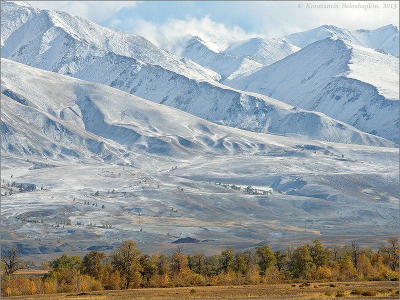 константин белошапкин, курайский хребет, оазис, осень, чаган узун Курайский хребет фото превью