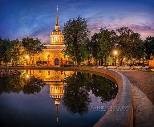 Белая ночь у Адмиралтейства