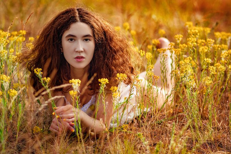 Girl in the Meadow фото превью