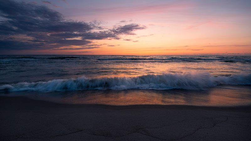 калининград, балтийское_море, закат * фото превью