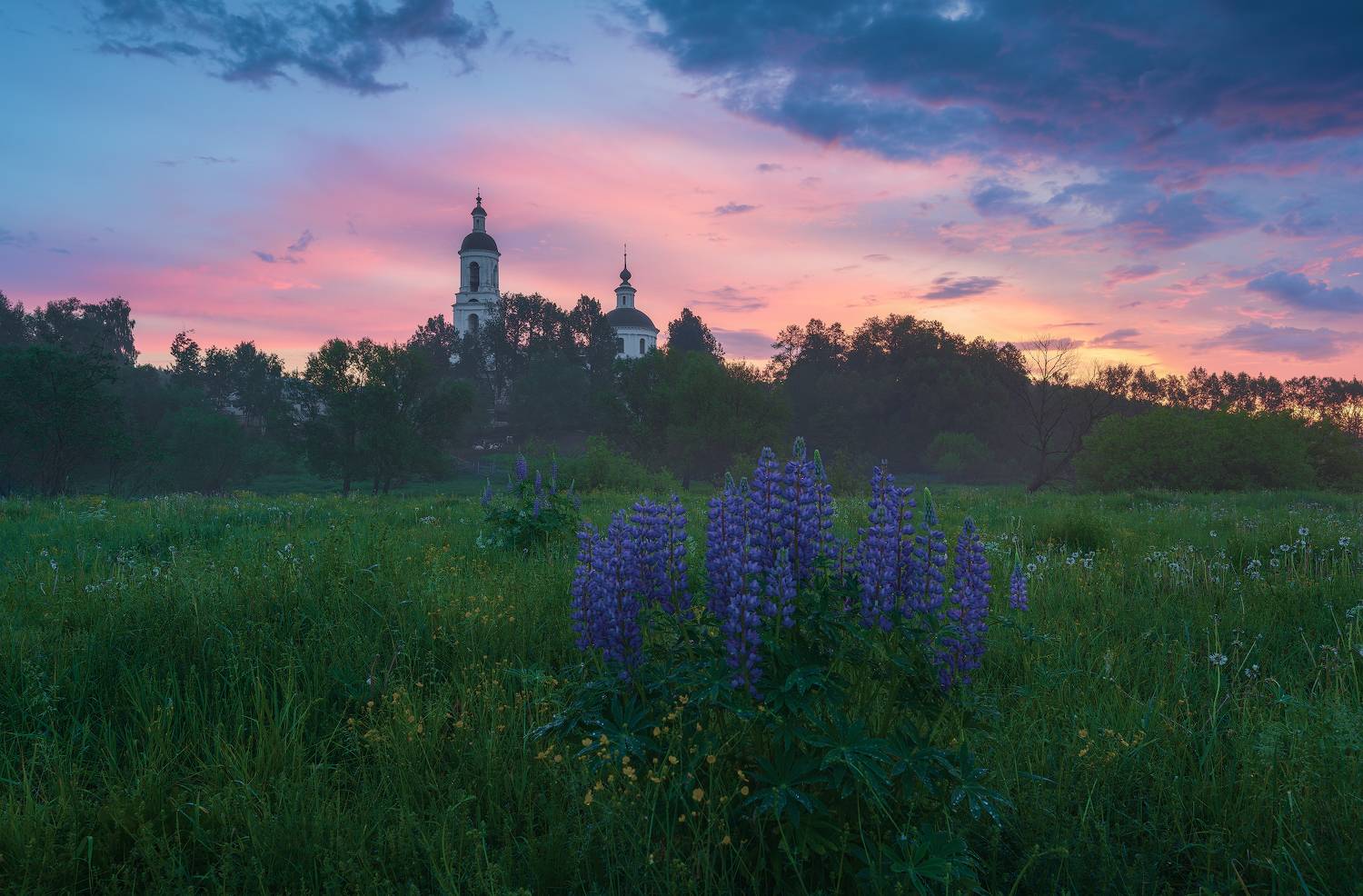 филипповское, утро, храм, рассвет, Левыкин Виталий