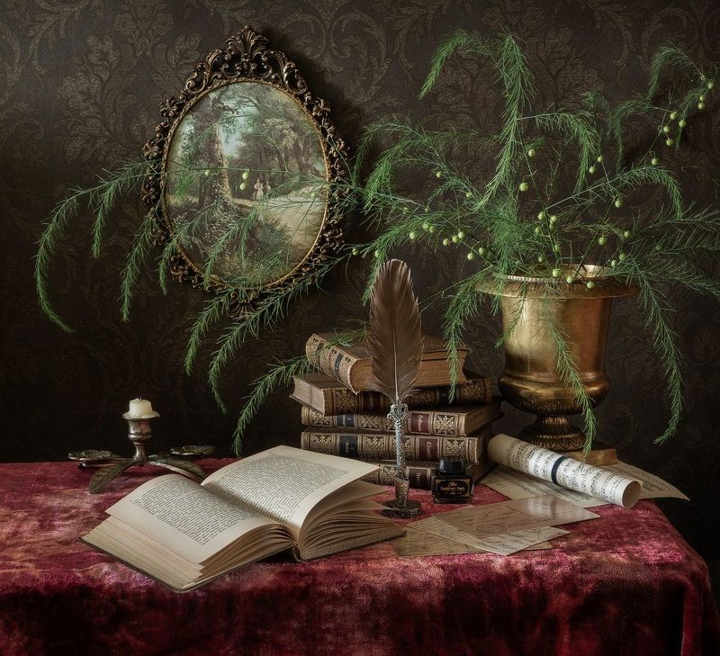 В уютном кабинете. фото превью