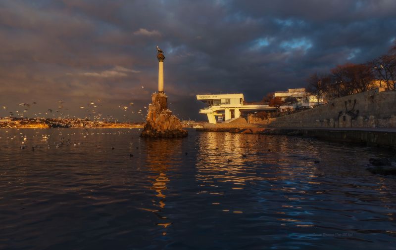 крым, севастополь, пейзаж, crimea, landscape,  городской пейзаж, морской пейзаж Севастополю с Любовью фото превью