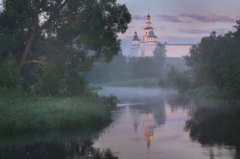подмосковье, истра, храм, лето Утро фото превью