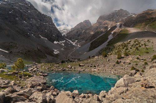 Бирюза в горах