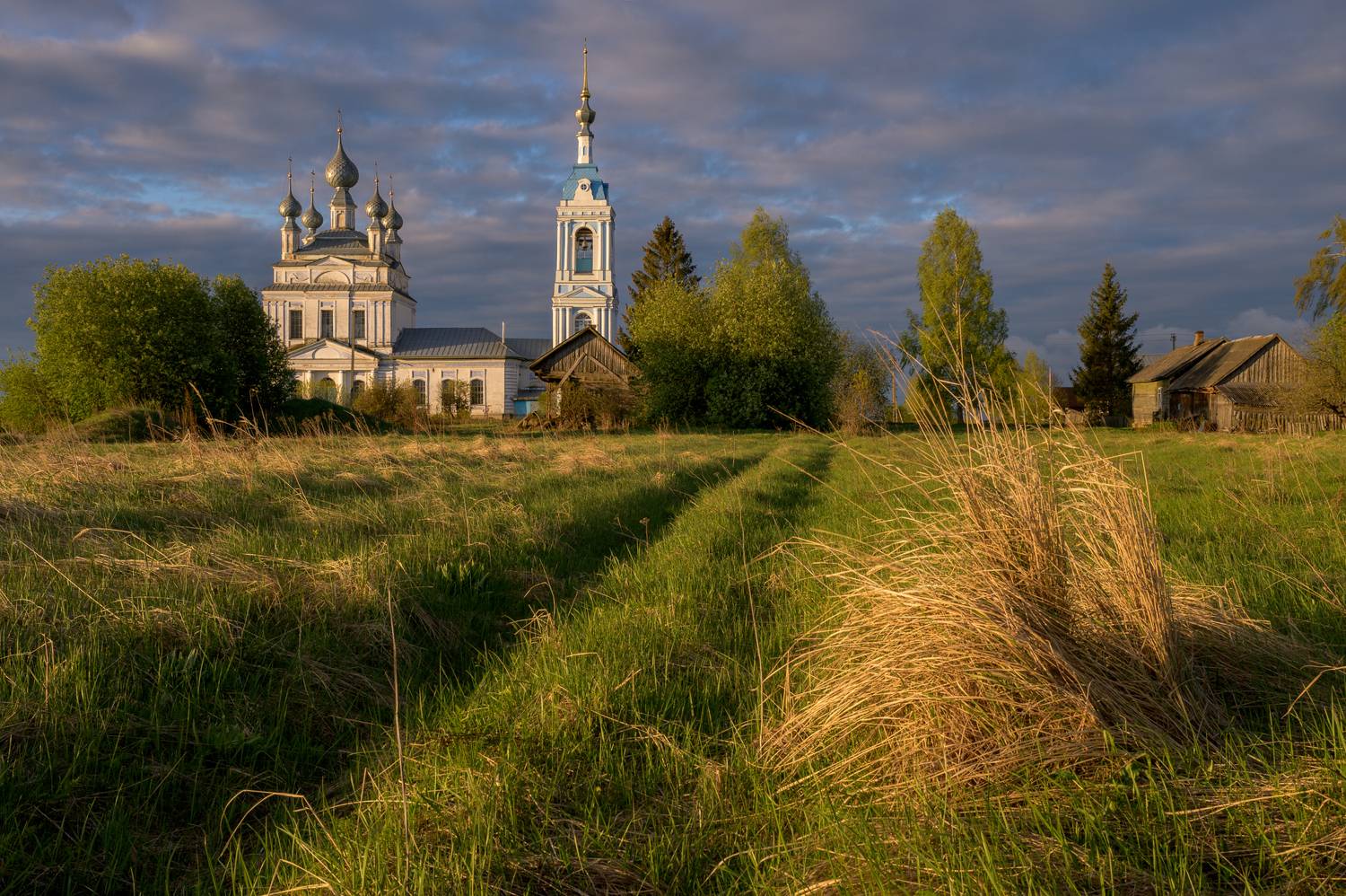утро, весна, храм, природа, село, деревня, савинское, церковь, россия, православие, Томислав Ракичевич