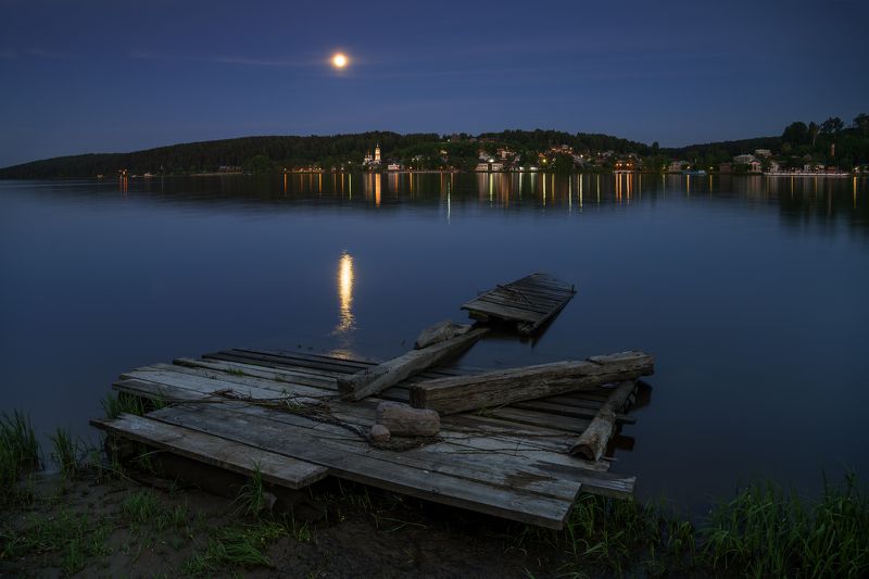 волга, плёс Огни Плёса фото превью