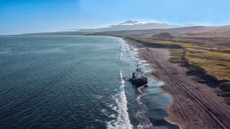 На берегу Охотского моря фото превью
