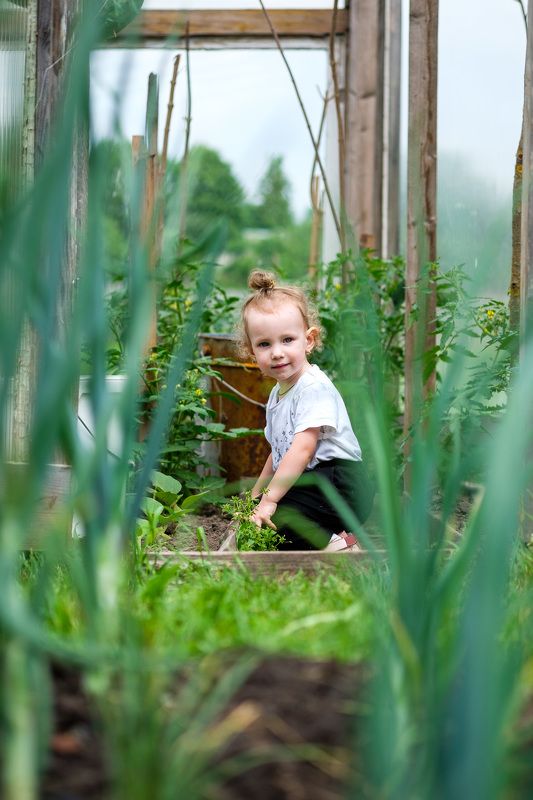ребенок девочка деревня Вера фото превью