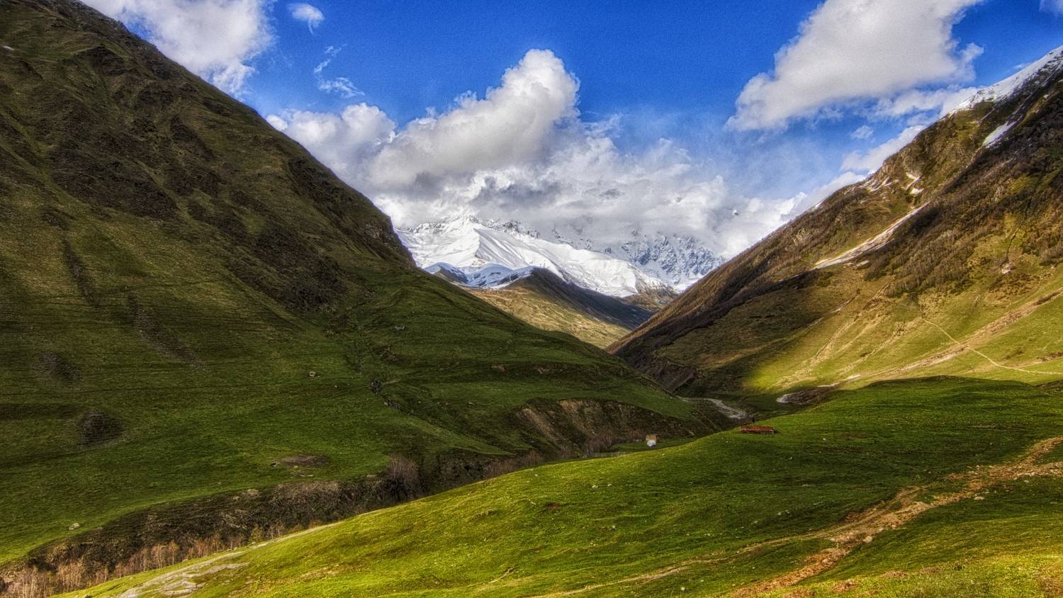 горы, вечерний свет., Анатолий Салтыков