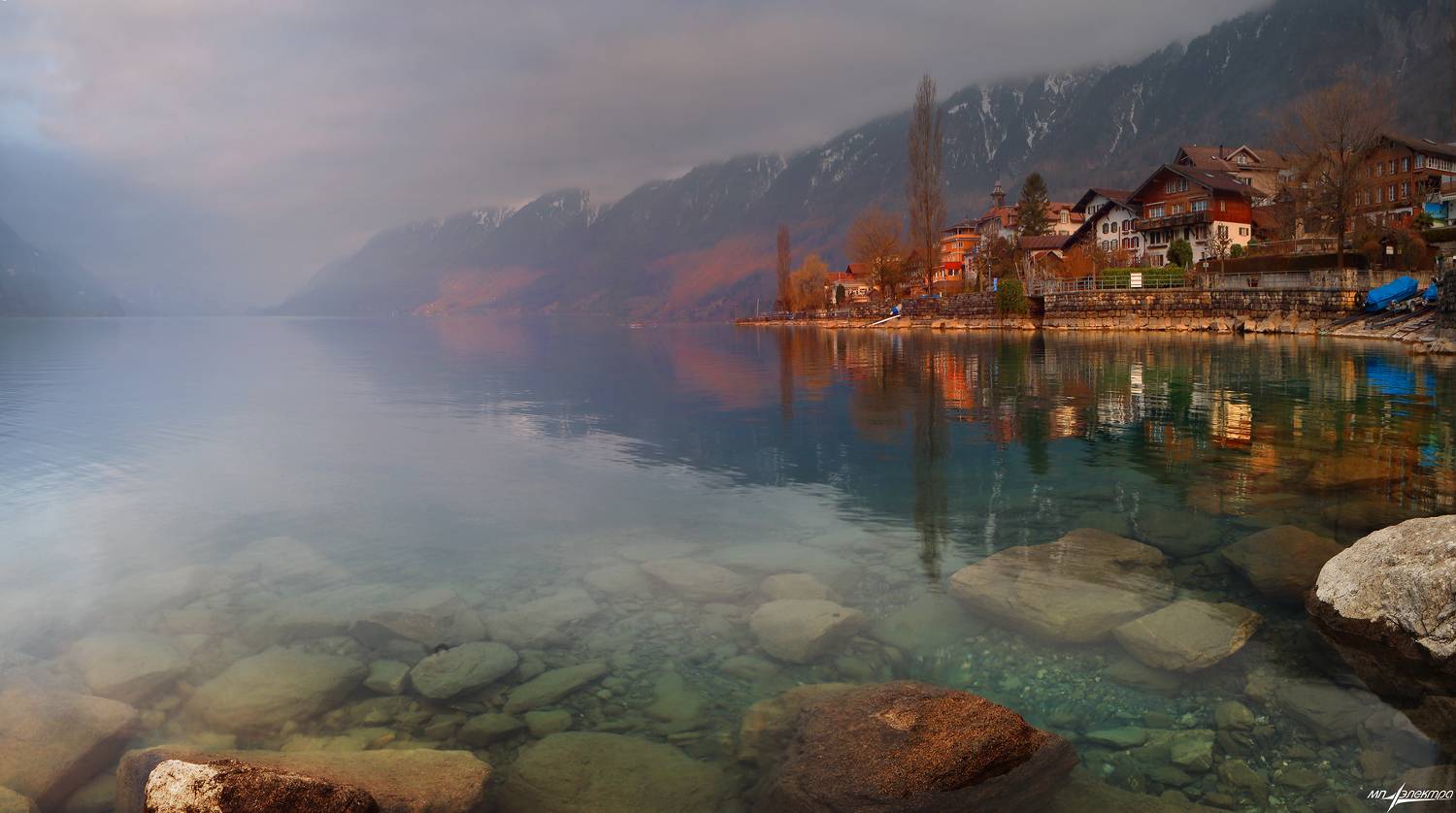 swiss,швейцария,утро,brienz,горы, Матвеев Николай