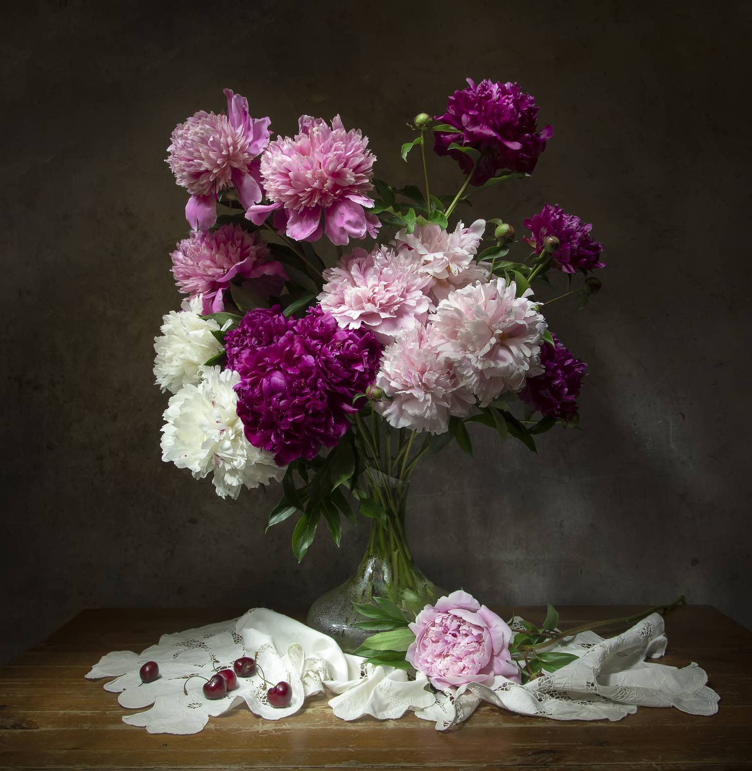 натюрморт, пионы, Tatyana Fedenkova