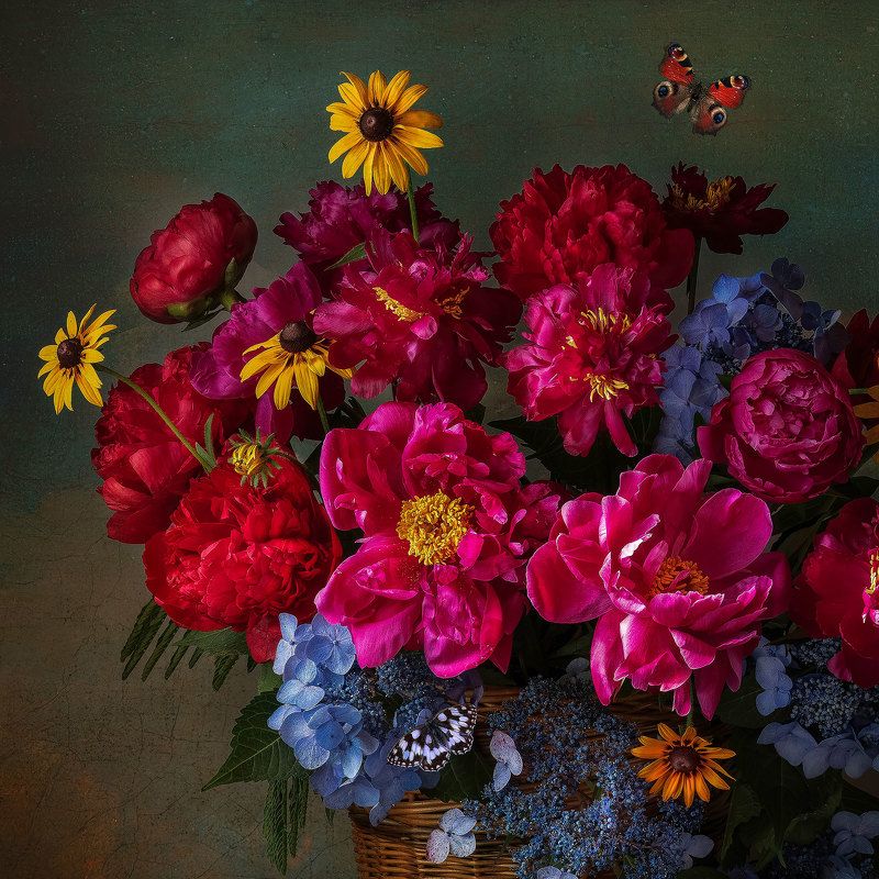 peonies, flowers, still life photography, summer flowers From The Garden фото превью