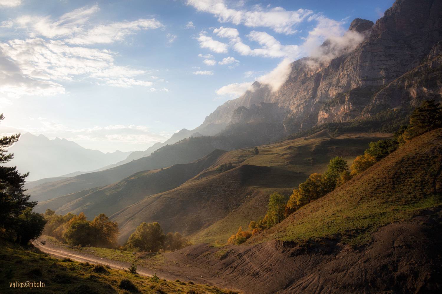 закат, эрзи, пейзаж, ингушетия, Valius Photo
