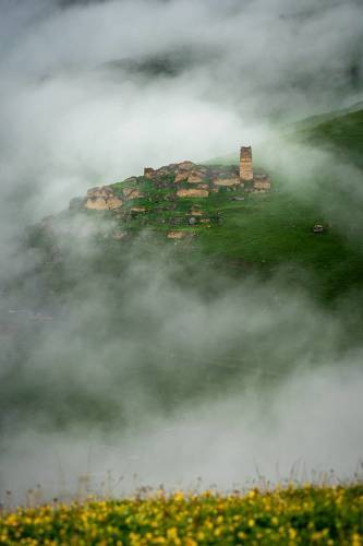 Covered by the clouds