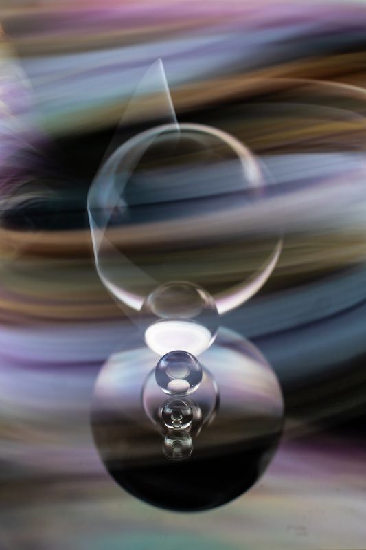 стекло, длинная выдержка, отражение Парад призрачных планет фото превью