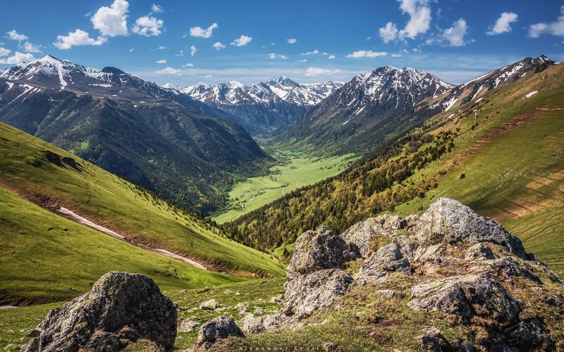 кчр, маруха, горы, весна, альпика, май В весенних горах фото превью