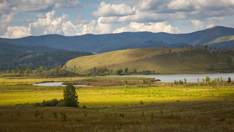 россия, сибирь, хакасия, пейзаж, природа, Просторы Хакасии. фото превью