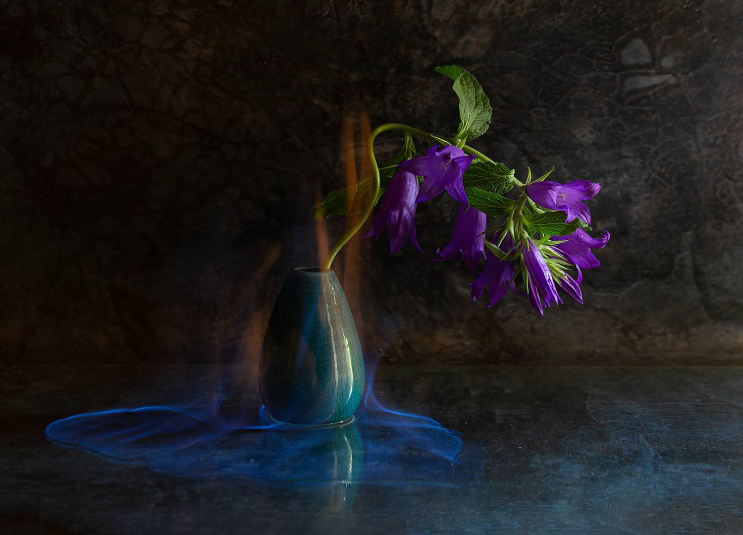 колокольчики, огонь, Наталия Колтакова