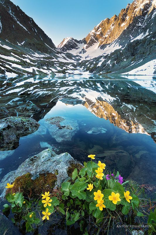 Рассвет на оз. Куйгук фото превью